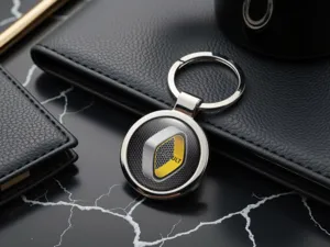 Renault Personalisiert Schlüsselring Foto Glänzend Metall